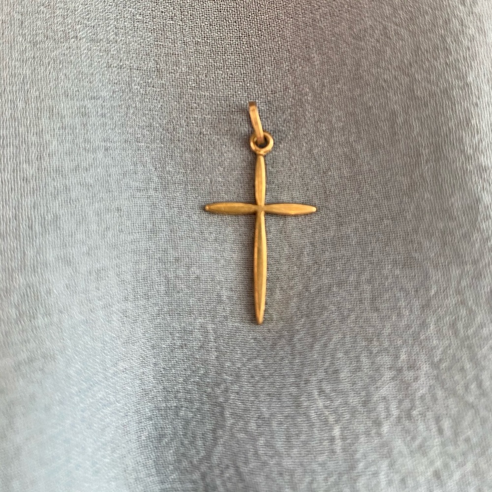 14kt Cross Charm or Pendant